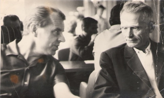 Лавриненко С.Д.  с учеником и другом Андрейковым П.А. - профессором, кандидатом технических наук