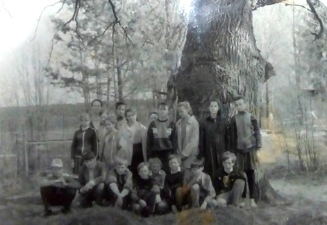 У древнего дуба-великана на сельском кладбище