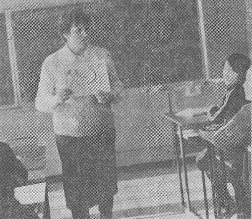 Ходасевич Тамара Михайловна во время урока