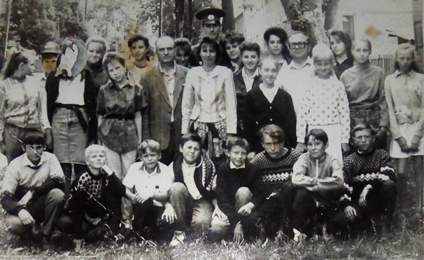 Поездка в редакцию газеты "Шлях Кастрычніка". 1994 год