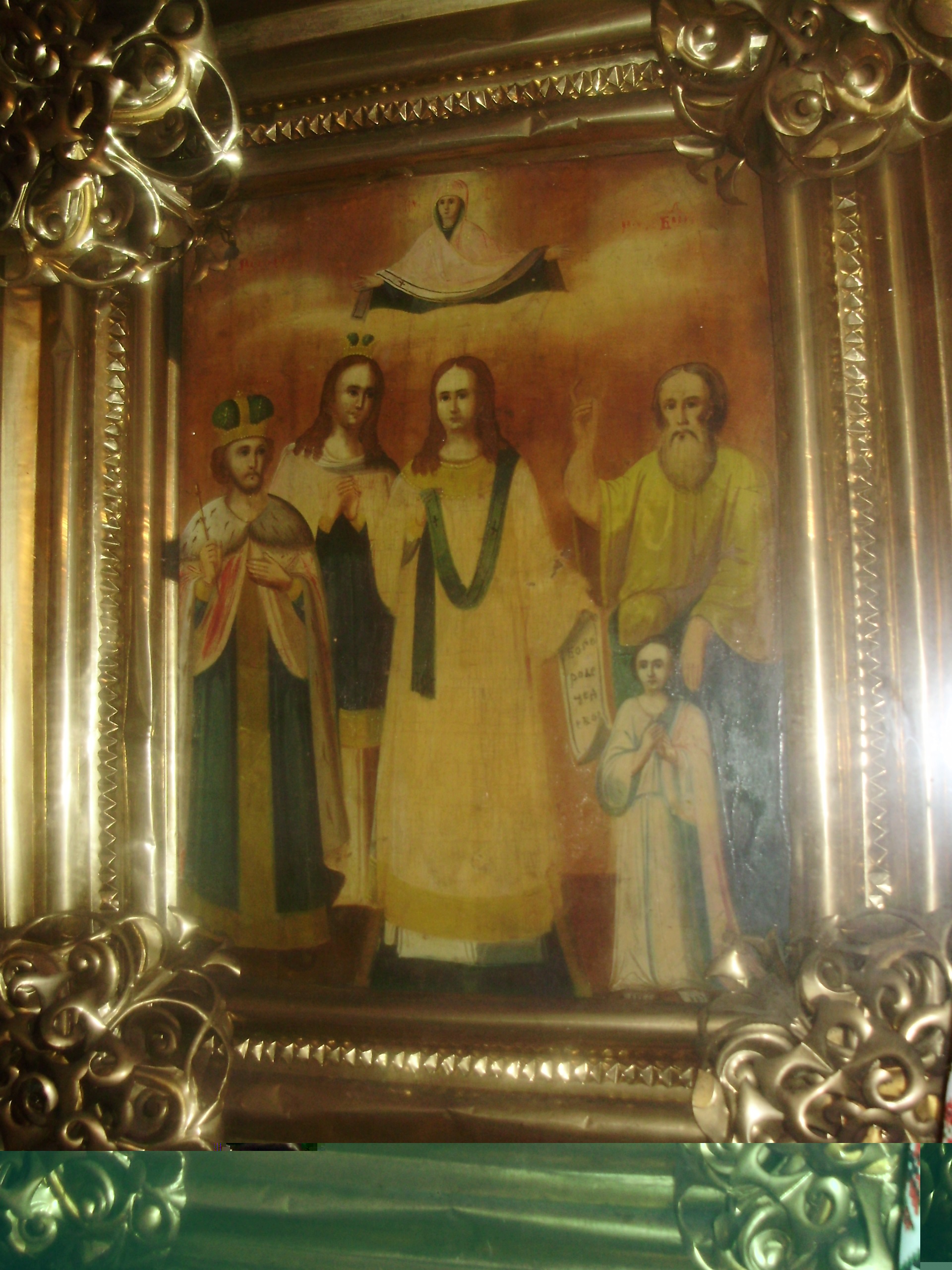 Сохранившиеся святыни Михайловского храма: икона