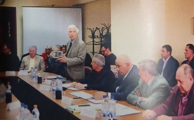 Исполнительный директор ТО РОИС В.Г. Костров выступает на заседании коллегии Ассоциации "Саморегулируемая организация "Тверское объединение строителей"